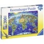 Puzzle Harta Cu Monumentele Lumii, 200 Piese Ravensburger - 2